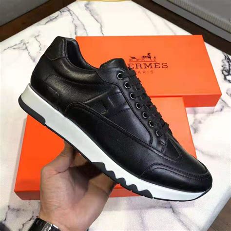 hermes sneakers men black|Hermes high top sneakers.